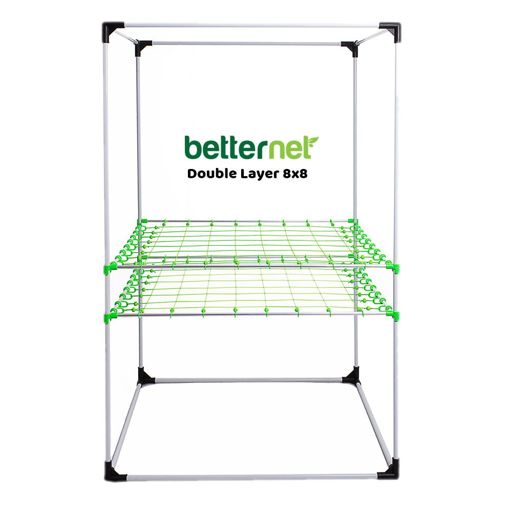 Grünes Betternet 8×8 Double Layer mit zwei Netzebenen