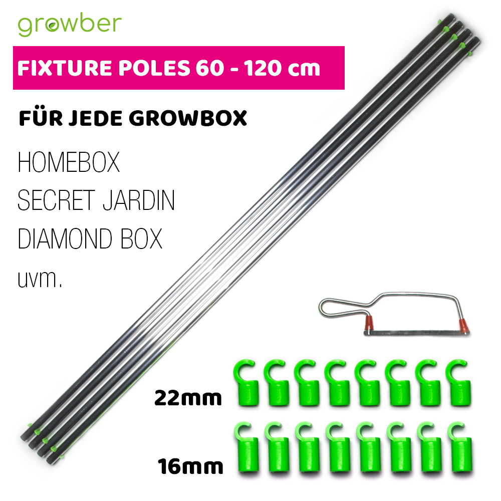 Fixture Poles in verschiedenen Ausführungen
